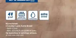 GAMMA Clickvinyl Lazio Extra Breed aanbieding