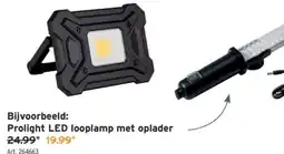 GAMMA Prolight LED looplamp met oplader aanbieding