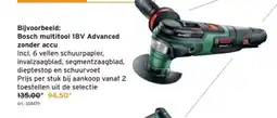 GAMMA Bosch multitool 18V Advanced aanbieding