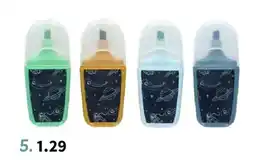 Wibra pastel markers, 4 kleuren aanbieding