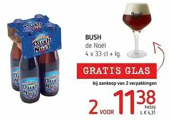 Spar Colruyt Bush de noël aanbieding