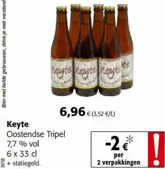 Colruyt Keyte oostendse tripel aanbieding