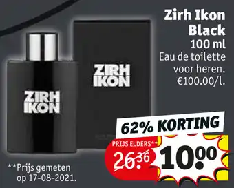 Kruidvat Zirh Ikon Black 100ml aanbieding
