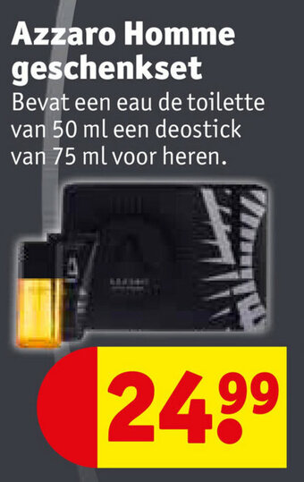 Kruidvat Azzaro Homme geschenkset aanbieding