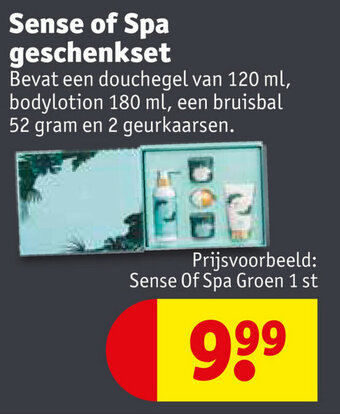 Kruidvat Sense of Spa geschenkset aanbieding