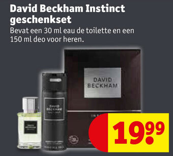 Kruidvat David Beckham Instinct geschenkset aanbieding