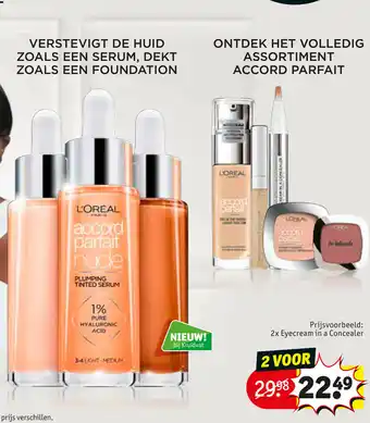 Kruidvat Prijsvoorbeeld: 2x Eyecream in a Concealer aanbieding