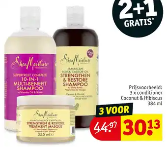 Kruidvat Prijsvoorbeeld: 3 x conditioner Coconut & Hibiscus 384ml aanbieding