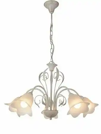 Zelfbouwmarkt Luster Wit 5 Lampen aanbieding