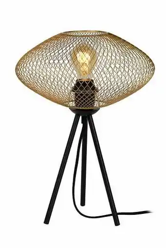 Zelfbouwmarkt Tafellamp - Ø 30 Cm - 1xe27 - Mat Goud / Messing aanbieding