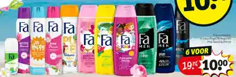 Kruidvat Prijsvoorbeeld: 6 x douchegel FA Magic Oil Pink Jasmine 250ml aanbieding
