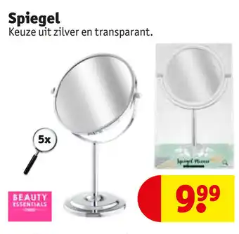 Kruidvat Spiegel Keuze uit zilver en transparant aanbieding