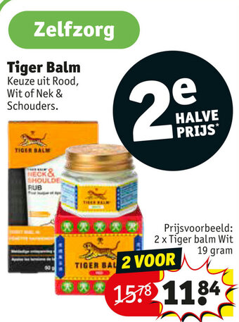 Kruidvat Tiger Balm aanbieding