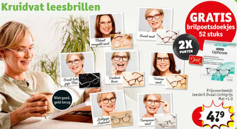 Kruidvat Kruidvat leesbrillen aanbieding