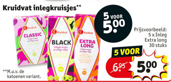 Kruidvat Inlegkruisjes aanbieding