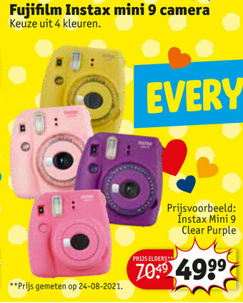 Kruidvat Fujifilm Instax mini 9 camera aanbieding