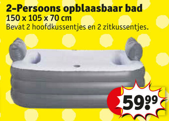 Kruidvat 2-Persoons opblaasbaar bad aanbieding