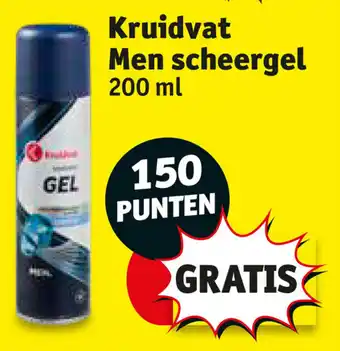 Kruidvat Men scheergel 200ml aanbieding