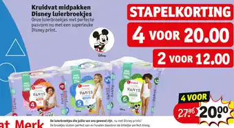 Kruidvat Midpakken Disney luierbroekjes aanbieding