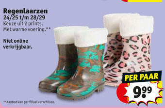 Kruidvat Regenlaarzen aanbieding