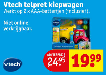 Kruidvat Vtech telpret kiepwagen aanbieding