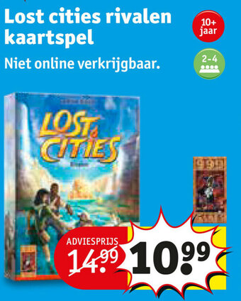 Kruidvat Lost cities rivalen kaartspel aanbieding