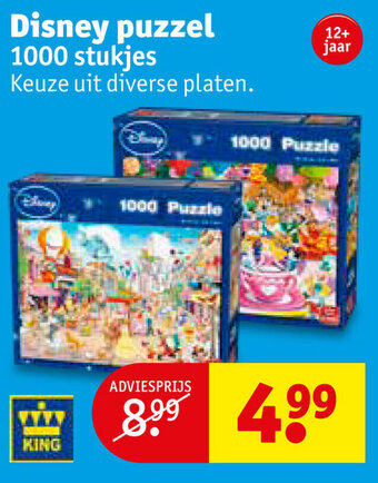 Kruidvat Disney puzzel aanbieding