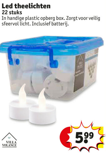 Kruidvat Led theelichten aanbieding