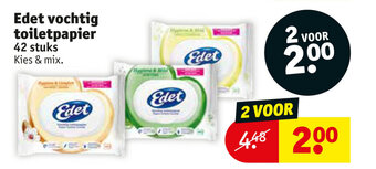 Kruidvat Edet vochtig toiletpapier aanbieding