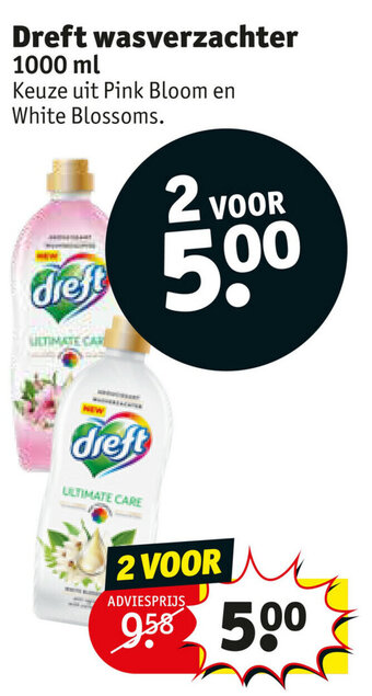 Kruidvat Dreft wasverzachter aanbieding