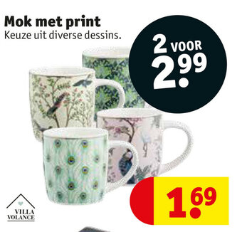 Kruidvat Mok met print aanbieding