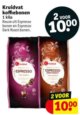 Kruidvat Koffiebonen aanbieding