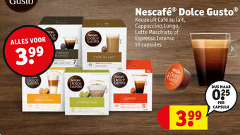 Kruidvat Nescafe Dolce Gusto aanbieding