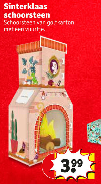 Kruidvat Sinterklaas schoorsteen aanbieding