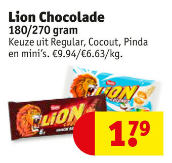 Kruidvat Lion Chocolade aanbieding