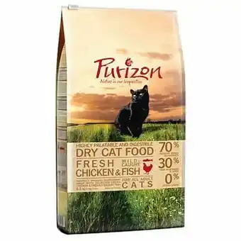 Zooplus Purizon Adult Kip met Vis Kattenvoer Bestel ook snacks: Purizon Snack Kip & Vis - 40 g aanbieding