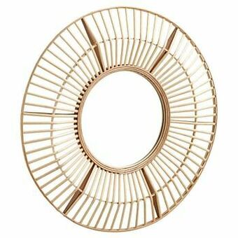Kwantum Spiegel Rattan Bruin aanbieding