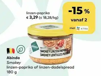Bio Planet Abinda smokey linzen-paprika aanbieding