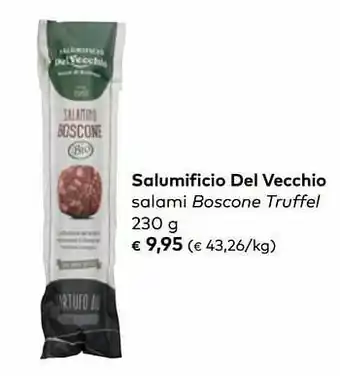 Bio Planet Salumificio del vecchio salami boscone truffel aanbieding