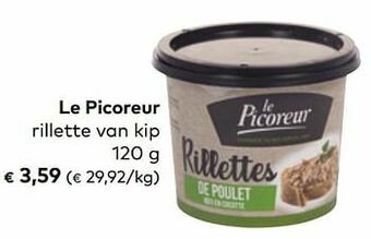 Bio Planet Le picoreur rillette van kip aanbieding