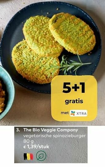 Bio Planet The bio veggie company vegetarische spinazieburger aanbieding