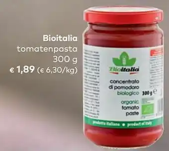 Bio Planet Bioitalia tomatenpasta aanbieding