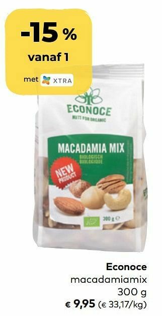Bio Planet Econoce macadamiamix aanbieding