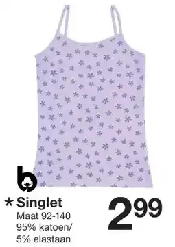 Zeeman Singlet aanbieding