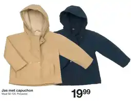 Zeeman Jas met capuchon aanbieding