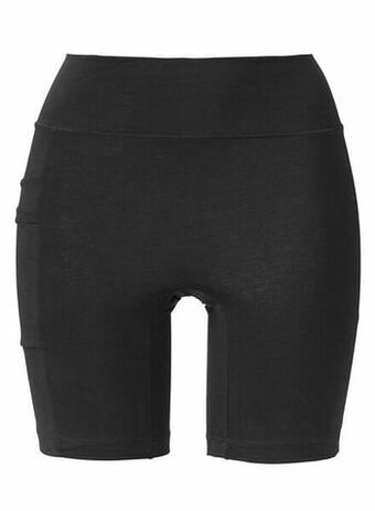 HEMA HEMA Dames Fietsshort Real Lasting Cotton Zwart (zwart) aanbieding
