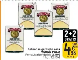 Cora Italiaanse geraspte kaas MARCO POLO aanbieding