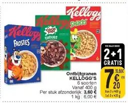 Cora Ontbijtgranen KELLOGG’S aanbieding