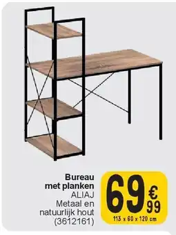 Cora Bureau met planken aanbieding