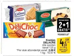 Cora Koekjes DELACRE aanbieding